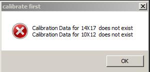 Once you Login you will receive a calibrate first pop up message box. Figure 2 3. Click Ok. 4.