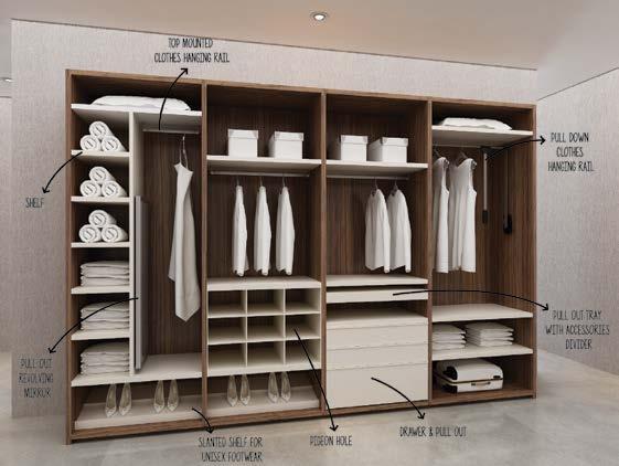 MATERIAL QUALITY People desire a nice and functional wardrobe, but most importantly they want it to be durable.