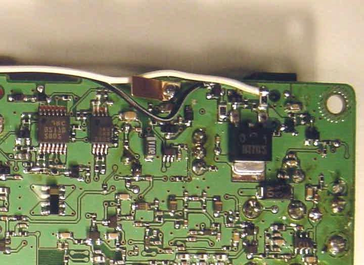 body On the FT817, a convenient place to route the switch
