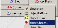 2D Platform L 7 3. Now we can add the collision between the main character and the chasers.