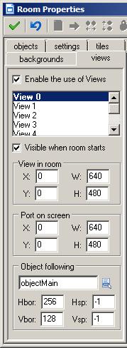 Next, we need to set up a view so the screen will scroll. Using a view is like looking into a house through a window. You can only see a small portion of the room at a time.