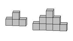 Figure 1: The second and third solids The Surface Area of Cubes We begin with the Harrises original geometry question.
