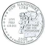 50 State Quarters 105 New Hampshire North Carolina KM# 308 5.67 g.