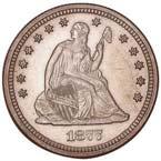 98 Seated Liberty Quarter Seated Date Liberty Mintage Quarter G4 VG8 F12 VF20 XF40 AU50 MS60 MS65 Prf65 1873 1,271,700 29.00 35.00 40.00 65.