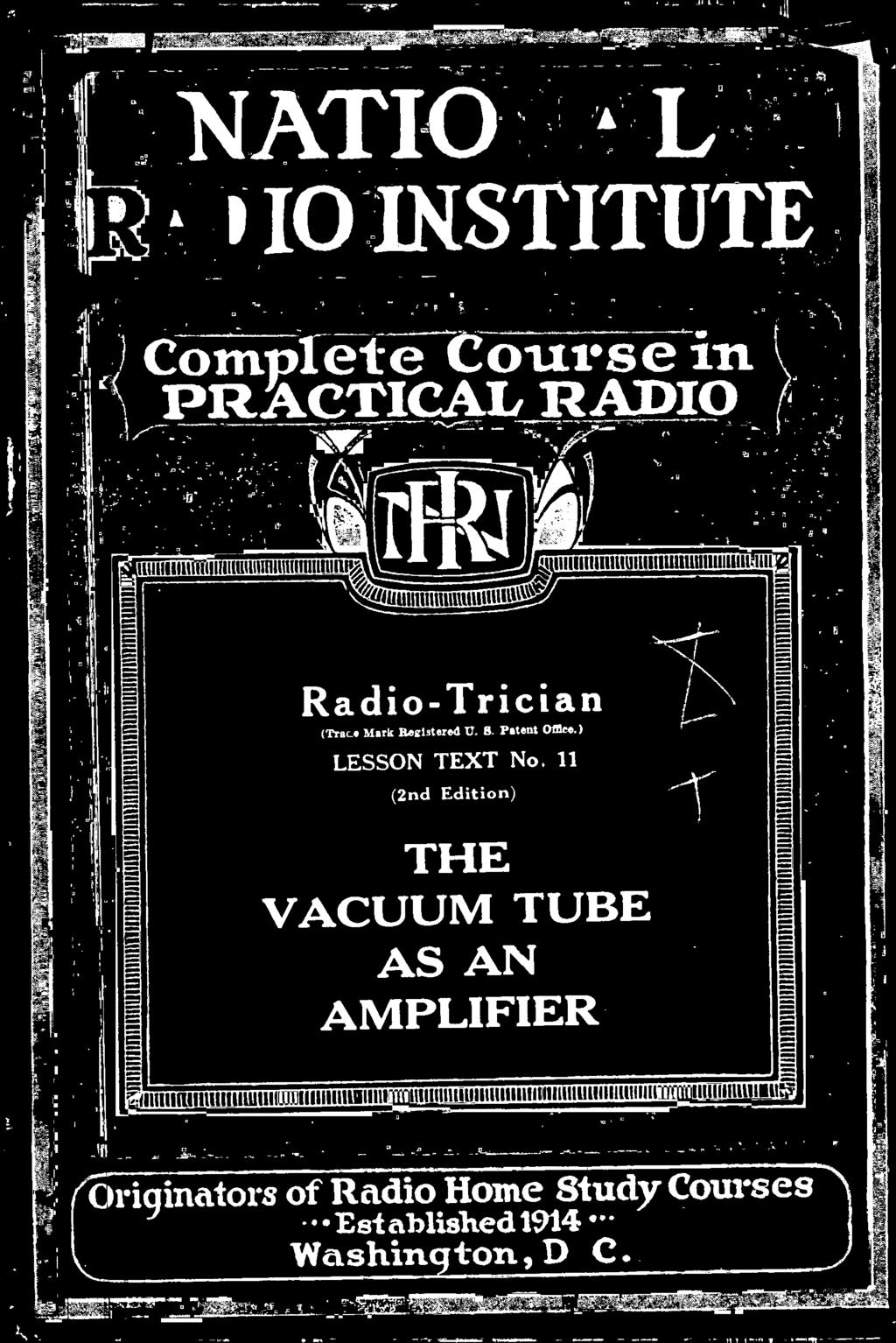 11 (2nd Editin) THE VACUUM TUBE AS AN AMPLIFIER ';: