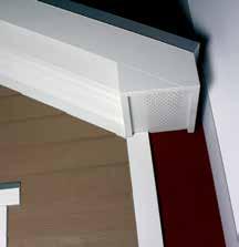 HardieSoffit panels can be combined with HardieTrim Fascia boards used for fascia rakes and frieze applications to complete the eaves detailing.