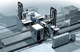 The machining modules can be combined with