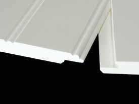 Kleer Beaded Boards KLEERLok Beaded Board's shiplapnailing flange and reliable moisture resistance make it the perfect choice for porch ceilings and soffit applications, as well as for wainscot trim