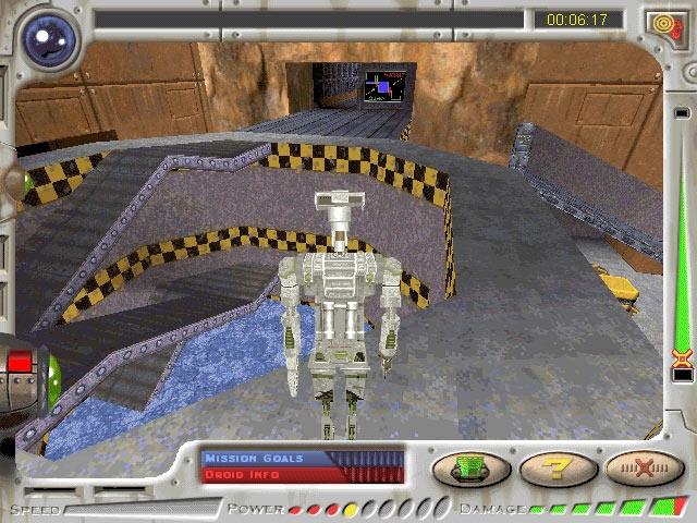 the dangers on its mission. The droid Holocam-E ("Cammy"), accompanies players throughout the Training Facility and the missions to point out different scientific obstacles.