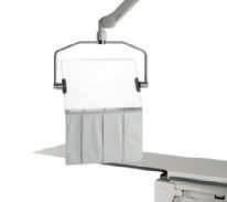Peripheral X-ray filter Pulse cath arm support Examination light MCS bracket ceiling rad.