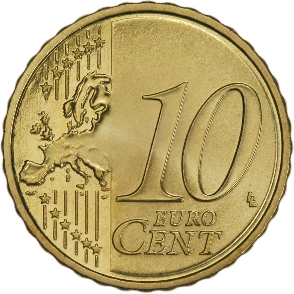 20 und 10 cent coins.