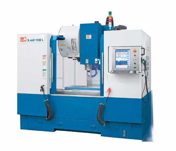828D CNC control with touch screen technology, plus