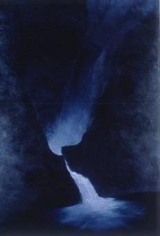 Dark Source 1986 Oil on Canvas approx.