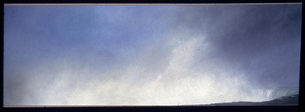 Clouds Evolving c.1990 Oil on Canvas approx. 5 ft.