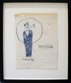 52 Untitled (Famous Negro Athletes), 1980/81 Acrylic and ink on door 203,2 x 60,96 x 3,81 cm 53 Untitled (Crooner),