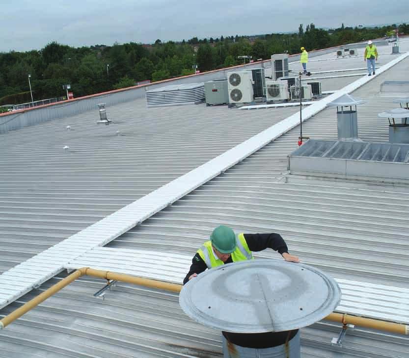 The request was in response to a need to comply with WAHR 005 (Work at Height Regulations 005) which requires a safe means of access to a place of work whilst protecting the roof sheet from regular