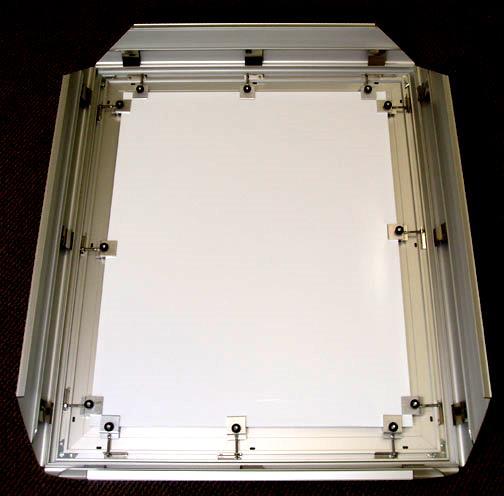 All you have to do is assemble the 4 corners of the frame. All hardware included. Photo no.
