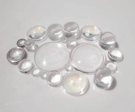 High quality optical glass lenses Custom designs available Numerical aperture up to 0.83 Diameters from 0.250 mm to 25.