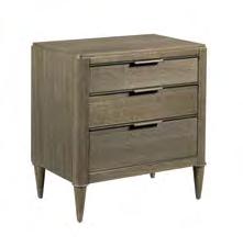 upholstered cushion, bronze nickel metal trim pages: 14/15, 16 603-586 Bates Entertainment Console W74 D19 H28 Two drawers, two doors, component