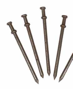48/ None Ideal for general indoor and outdoor applications Designed to reduce the chance of wood splitting Galvanized to prevent rusting Duplex Nails 6D Box Nails 064138 6D Nails 1 Lb.