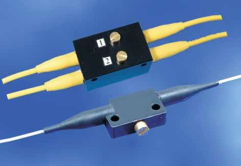 VARIABLE FIBER OPTIC ATTENUATORS BLOCKING PIGTAIL STYLE Features: Rugged and compact size Wide wavelength range (from 350 to 2050nm) Singlemode, polarization maintaining and multimode fiber versions