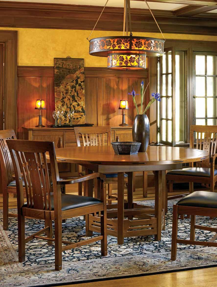 Stickley s critically acclaimed Pasadena Bungalow collection, inspired by the famed Southern California designs of