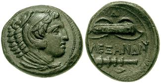 Alexander III, silver tetradrachm, Memphis Mint, Lifetime of Alexander, 323 or before, similar, with crossed legs, different symbols. All Salamis or Paphos Mint, after 323 BC.