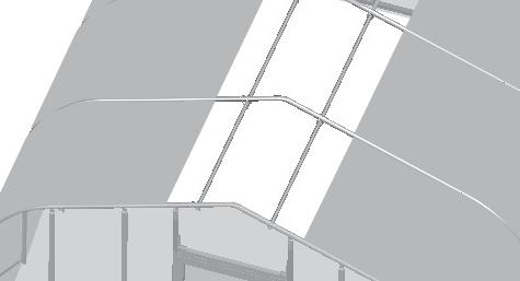 POLYCARBONATE ROOF PANELS (continued) 24. Measure the distance between the two lines. Lines are shown for reference only. They are not to scale. 25.