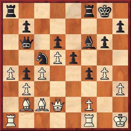 Ryan Swerdlin (2251) Lior Lapid (2298) 1.d4 e6 2.c4 b6 3.Nf3 Bb7 4.g3 Bb4+ 5.Bd2 Bxf3 6.exf3 Bxd2+ 7.Qxd2 Nc6 8.d5 Nce7 9.Nc3 Nf6 10.f4 c6 11.d6 Nf5 12.Bg2 0-0 13.0-0 Ne8 14.Ne4 Nf6 15.b4 Nxe4 16.