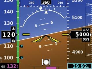 Flight Instruments System Overview 2.1.4 TURN RATE INDICATOR The Turn Rate Indicator is located at the bottom of the PFD Page.