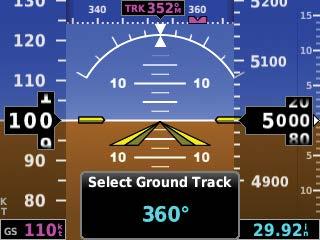 Flight Instruments System Overview Current Ground Track Selected Ground Track Bug Flight Instruments Figure 2-13
