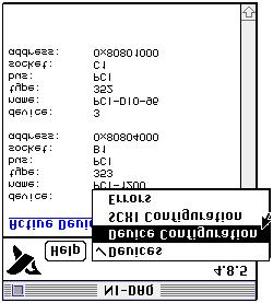 Figure 2-4. Accessing the Device Configuration Window in NI-DAQ Figure 2-5 shows the NI-DAQ Device Configuration window.
