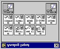 Chapter 3 Basic LabVIEW Data Acquisition Concepts DAQ VI Organization In most of the DAQ VI subpalettes, the VIs are arranged in different levels according to their functionality.