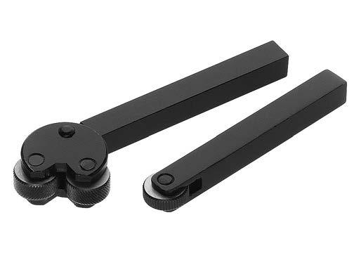 Pivoting Head. Both have a black oxide finish. Figure 60. H5936 2 Pc. Knurling Tool Set. Figure 58. H2972 Cut Off Holder with Blade.