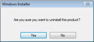 3 If 4 Restart the uninstaller encounters read-only files or components shared by another application, a confirmation dialog will be displayed.