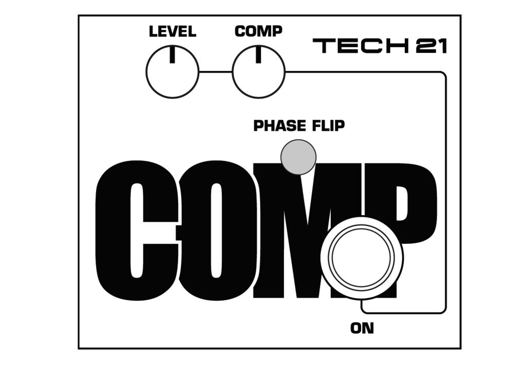 GUIDE TO FUNCTIONS and CONTROLS (in order of signal flow) PHASE FLIP Reverses the input of the guitar signal to help combat feedback. When out, the output is in phase with the input.