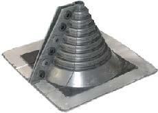 Accessories item application pipe boot Fits over vent and heat pipes.