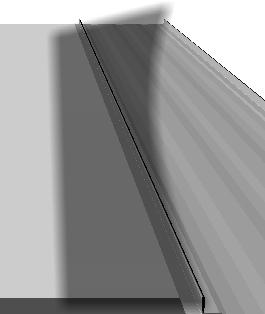 When used, extended drip edge should be installed first along the drip edge of the roof. The lower end of each is then trimmed and the hem pre-bent before installation (see p. 12).