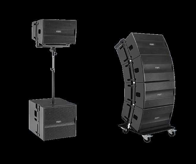 28 QSA Constant Curvature Line Array QSA SOUND PRODUCTS FULFIL THE WIDEST SOUND REINFORCEMENT NEEDS WITH COMPLETE RANGE OF SYSTEMS STUDIED TO