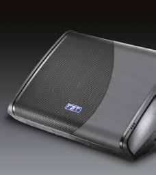 7 ) voice coil Bi-amp: high dynamic Class D amplifiers 400W + 100W RMS to provide a pleasant sound even at loud volume High efficiency