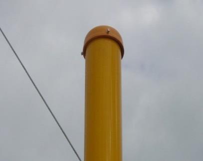 The pedestal cap must be the same color as the pedestal shaft Figure 16-15: Access Door Orientation Figure 16-16: Pedestal Cap 16.2 Light Poles MnDOT light poles: 1.