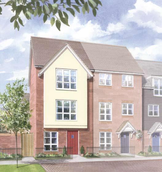 the Victoria A well proportioned three bedroom town house with a study and good sized lounge.