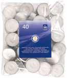 MAXI LIGHTS MAXI LIGHTS bag of 10 in metal cups Ø 58 mm 1 carton = 10 bags 48 cartons ±10h ITEM NO.