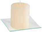 CANDLES clear glass, in a tray Ø 110 mm 1 tray = 6 pieces 231 trays ITEM NO.
