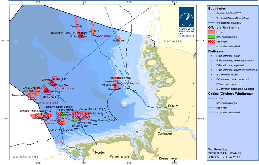 Map 12: Offshore Wind Farms and Converter Platforms