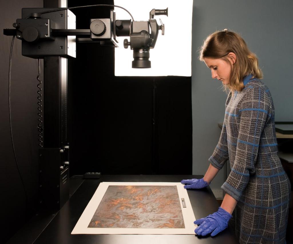 Skills for the Future Trainees digitising works from the collection National Galleries of Scotland Objective 2.