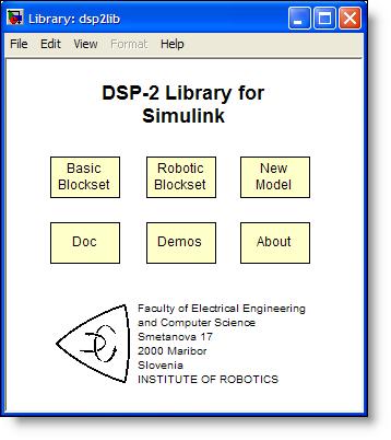 CHAPTER 3: DSP-2 LIBRARY FOR SIMULINK 5 3. DSP-2 library for Simulink After successful installation of the DSP-2 library (installation process is explained in chapter 3.