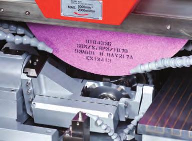 grinding. A quick and accurate on-board measuring device ensures the tightest tolerances are met.