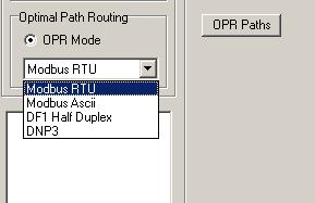 455U-D Radio Modem User Manual 3.10 Optimum Path Routing Optimum Path Routing (OPR) provides support for various host protocols.