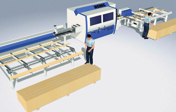 WEINIG HighMech systems: Complete material handling lines designed using modular components E5 E1 A5 A1 Overview of HighMech systems Modular elements can be combined according to the solution